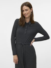 MAMALICIOUS MLELLY MIDI DRESS - Žerzejové šaty - dark grey