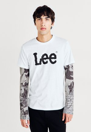 WOOBLY LOGO TEE - T-Shirt print - white