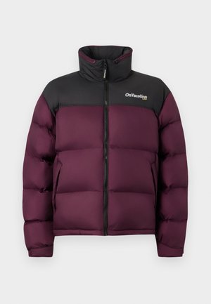 MEMBERS CLUB PUFFER JACKET UNISEX - Giacca invernale - burgundy