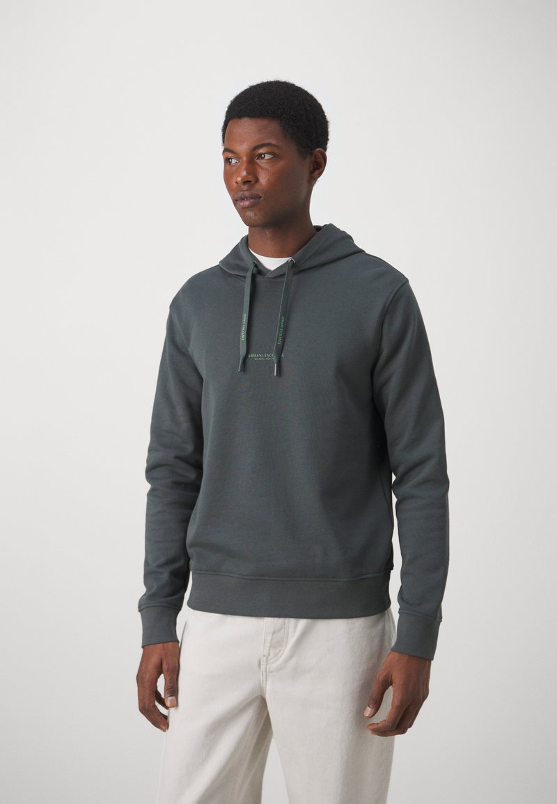Armani Exchange Jersey con capucha - granite
