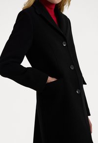 Lauren Ralph Lauren WOOL-BLEND HERRINGBONE COAT - Klasičan kaput - black