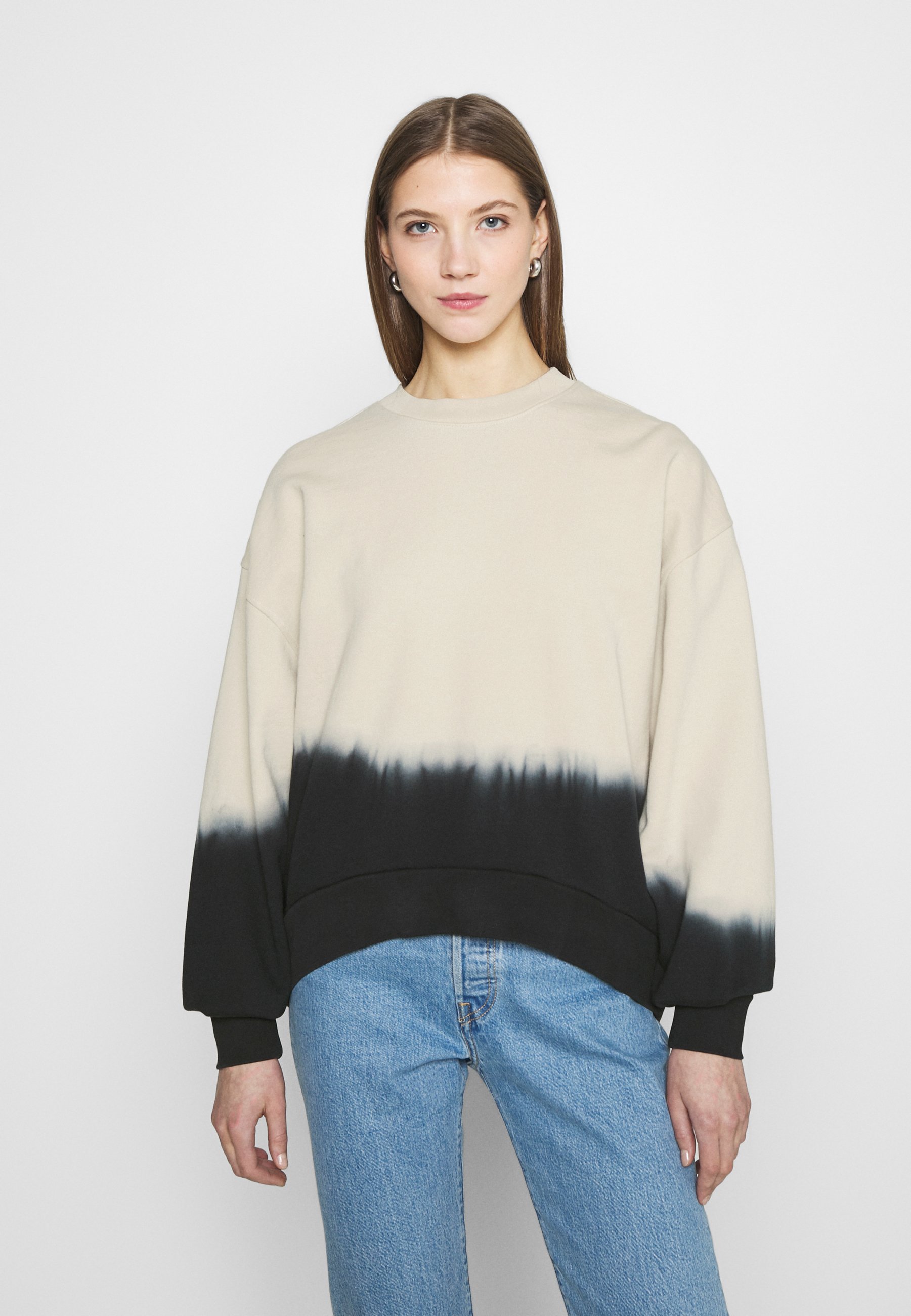 PAI - Sweatshirt - white dip dye 