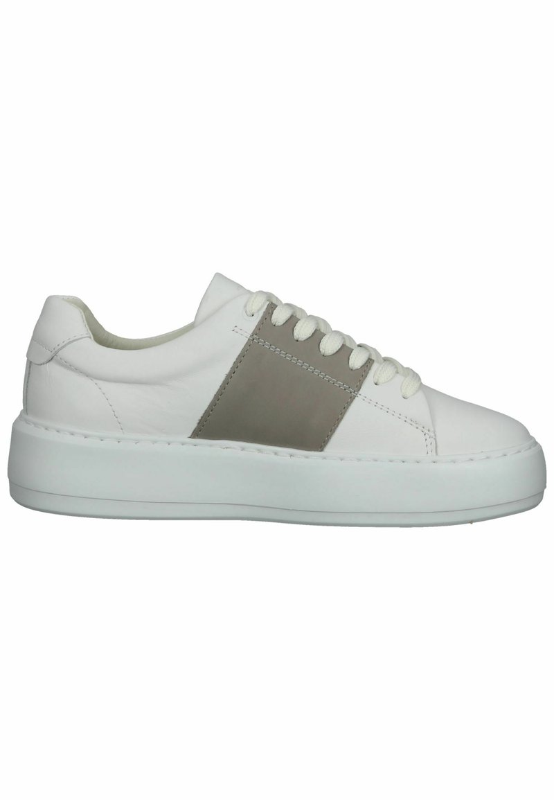 Damen Sneaker low | BRAX Sneaker low white greige combi 914/grau - OB77274 Damen Sneaker low | BRAX Sneaker low white greige combi 914/grau - OB77274
