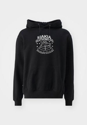 Makia SEXTANT HOODED UNISEX - Kapuzenpullover - black