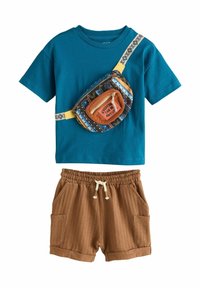 Next - SET - Pantaloni cargo - blue Immagine in miniatura 1