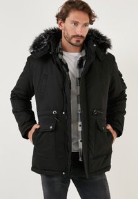 Buratti - 100 REMOVABLE HOODED - Zimski kaput - black Minijatura 1