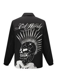 Ed Hardy SKELETON PUNK WATERPROOF COACH - Giacca da mezza stagione - black
