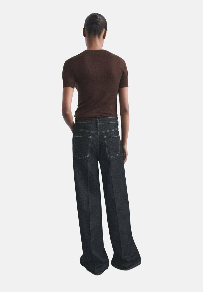 Mango HIGH-RISE WIDELEG Vaqueros boyfriend blue/azul - Main Image