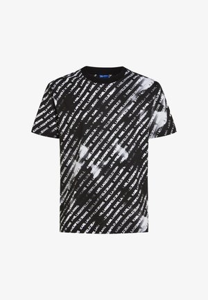 Karl Lagerfeld Jeans, KLJ REG AOP TEE - T-shirt imprimé - klj ombre logo