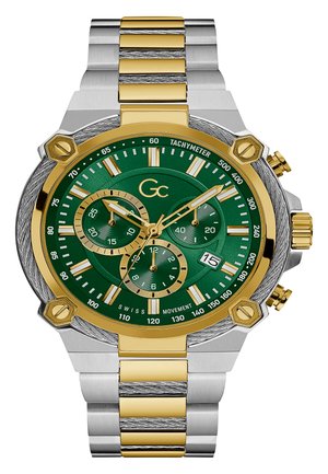 GC CABLEFORCE - Chronograaf - silver-coloured/gold-coloured