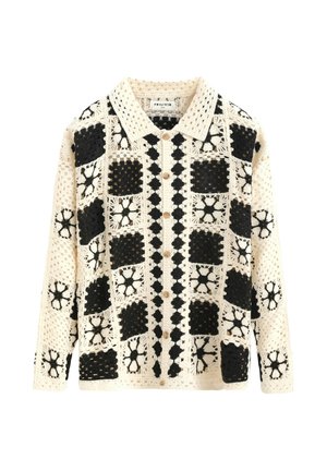 AVEC FERMETURE BOUTONNÉE - Chemise - noir