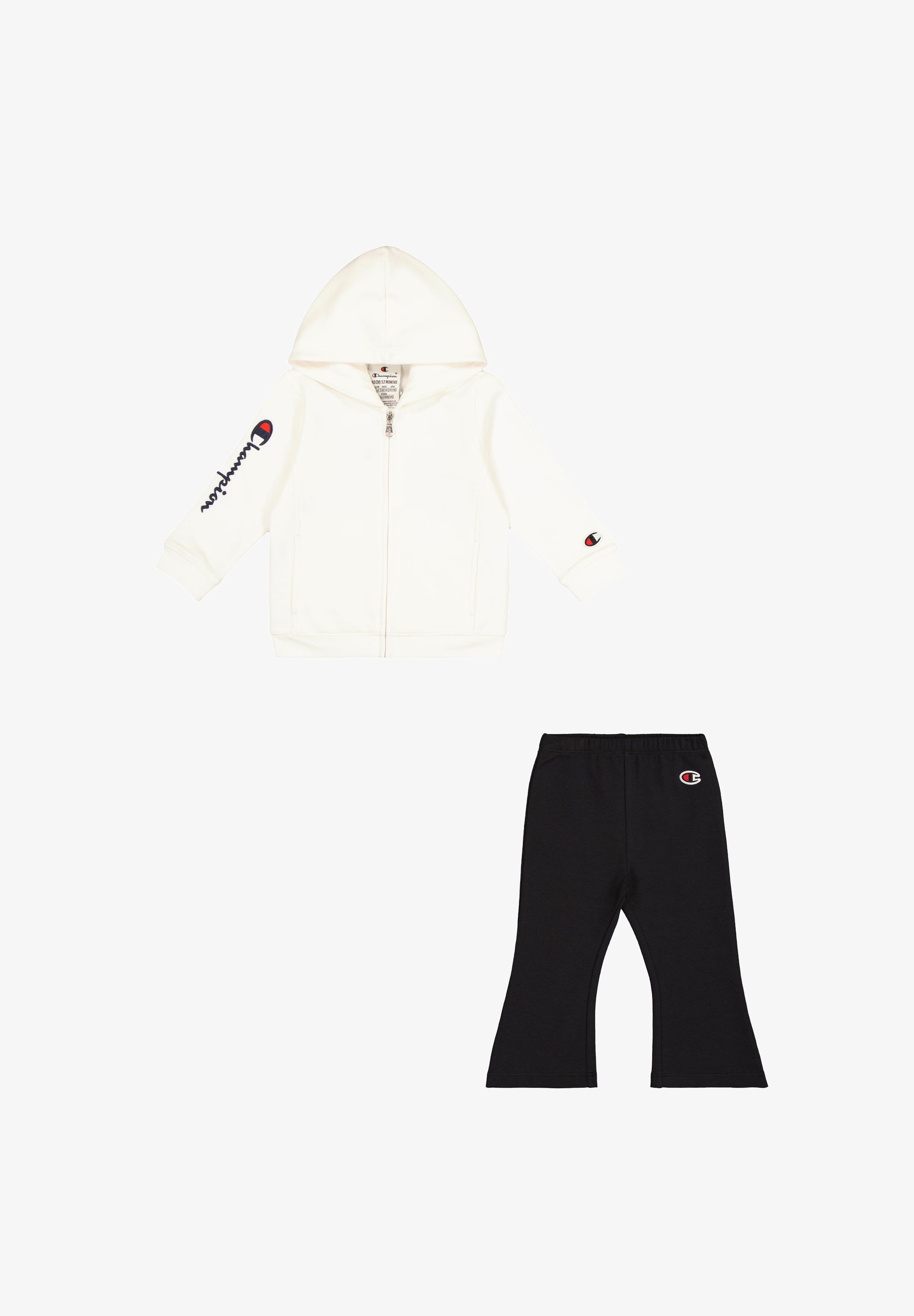 Champion SET SCRIPT SHOP Survêtement offwhite/écru