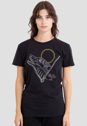 Harry Potter, HARRY POTTER ANIMAGUS HOWLING AT THE MOON - T-Shirt print - black