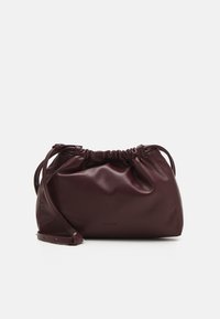 GATHERED CROSSBODY - Sac bandoulière - cherrywood