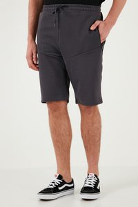 REGULAR FIT - Trainingsbroek - anthracite