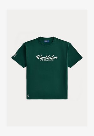 Polo Ralph Lauren, WIMBLEDON BIG FIT GRAPHIC T-SHIRT - T-shirts print - moss agate