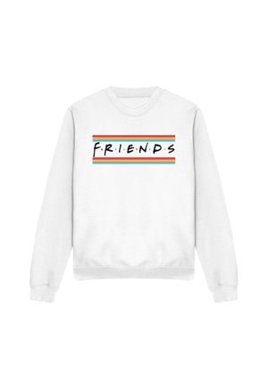 Cotton Soul, FRIENDS STRIPED IN - Sweatshirt - white
