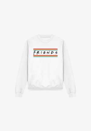 Cotton Soul, FRIENDS STRIPED IN - Sweatshirt - white