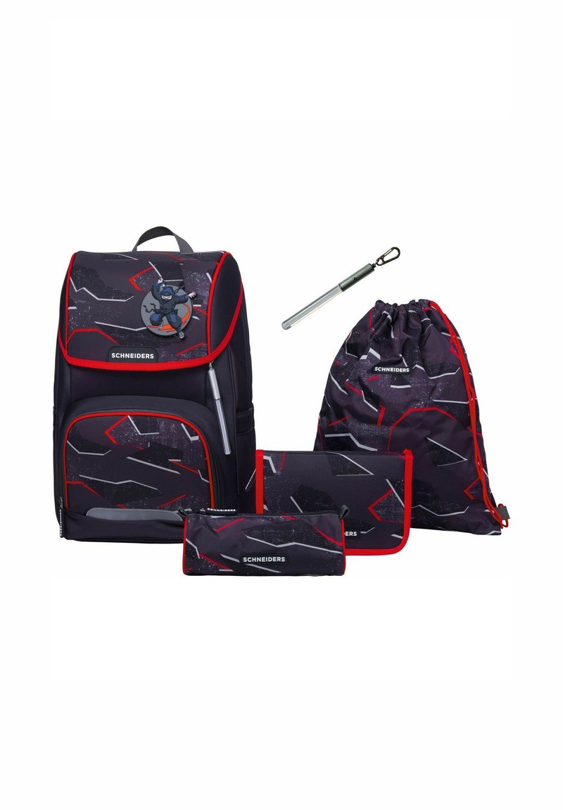 Schneiders ERGOJET SET 6-TEILIG - Set zainetto - black red