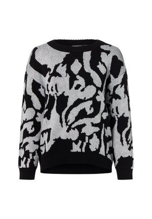 BECA - Strickpullover - schwarz silber