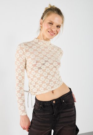 Even&Odd Long sleeved top - egret