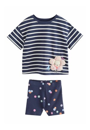 REGULAR FIT-AND SET - Kratke hlače - navy padded flower