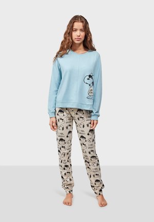 SNOOPY SET - Pyjamas - light blue