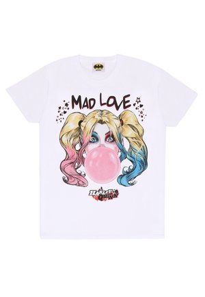 BATMAN HARLEY QUINN MAD LOVE - T-shirt print - white