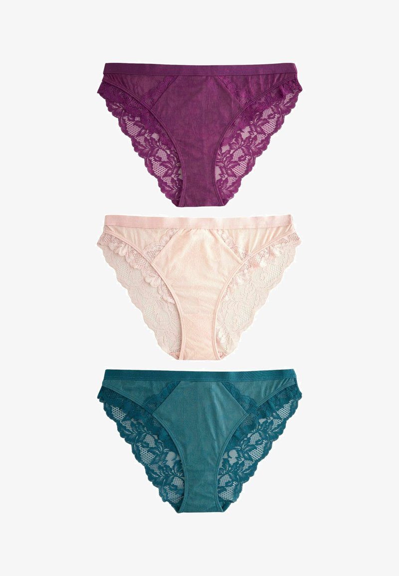 Next 3 PACK - Fecskék - plum purple teal blue light pink
