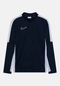 Nike Performance - ACADEMY 23 DRILL BRANDED UNISEX - Top dugih rukava - obsidian/white Minijatura 1