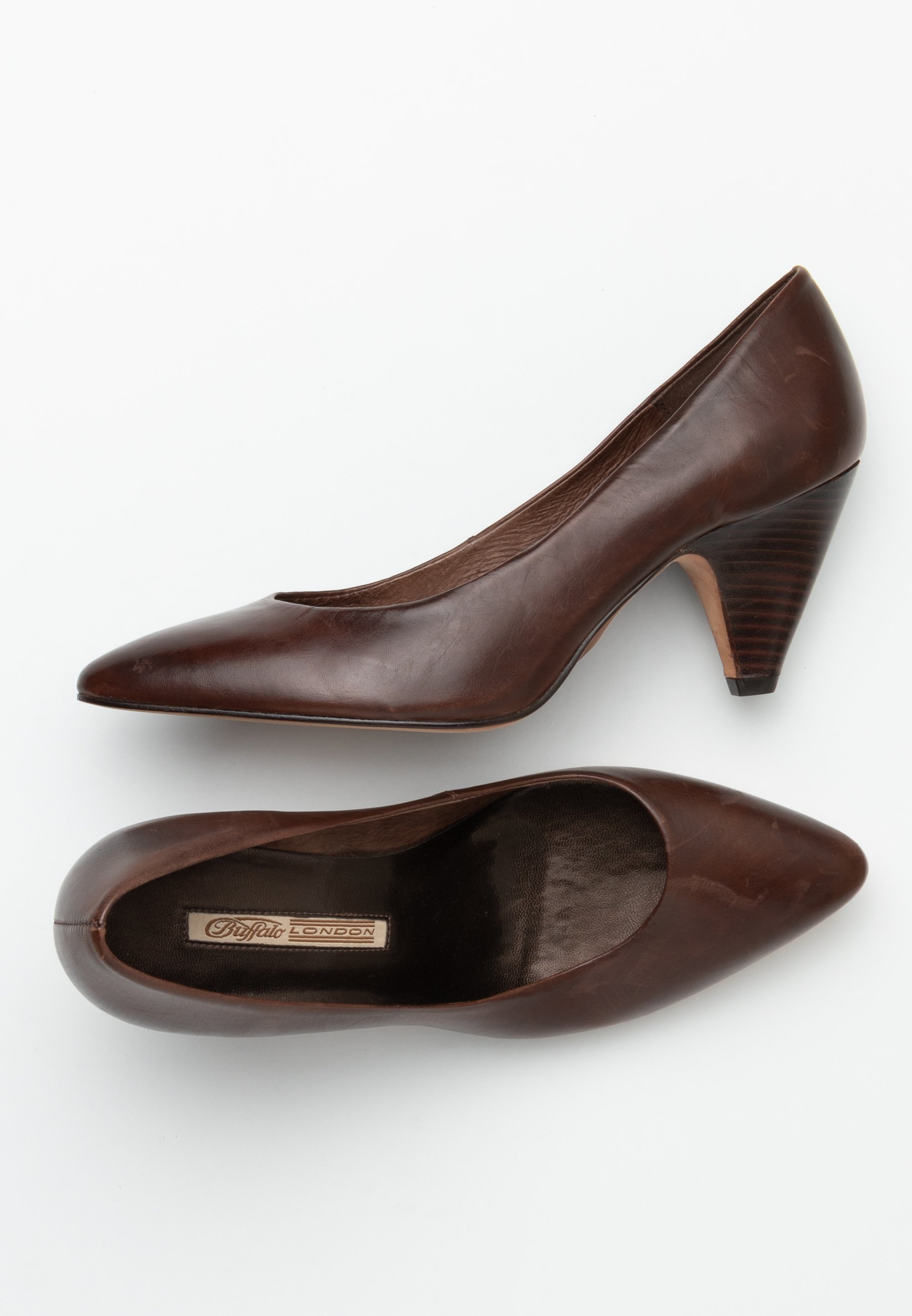Buffalo Classic heels brown (Pre-owned) Zalando