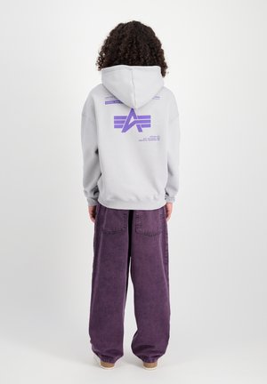 Alpha Industries LOGO BP  - Hoodie - pastel grey