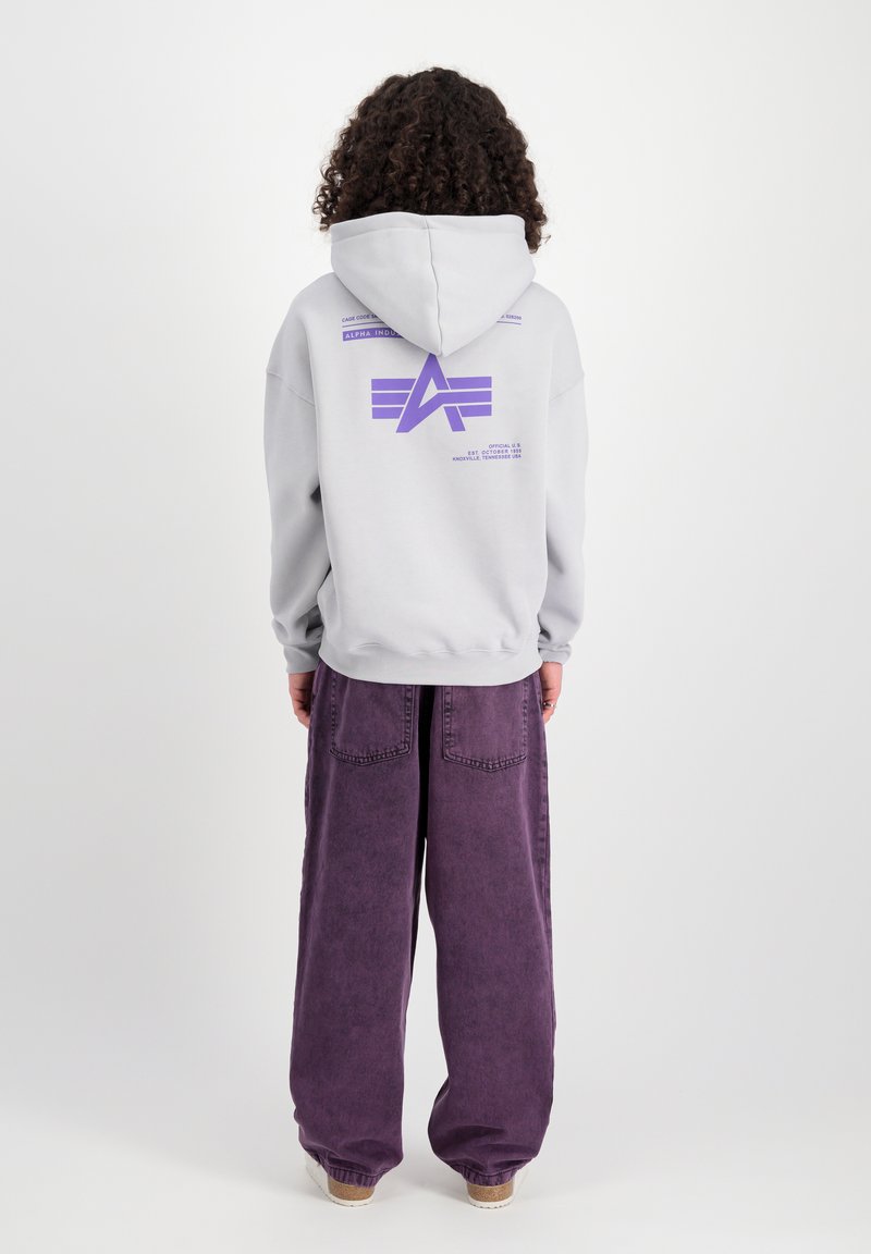 Alpha Industries LOGO  - Felpa con cappuccio - pastel grey