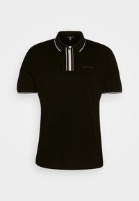 REGULAR FIT WITH MATT FOAM LOGO PRINT - Polo - black