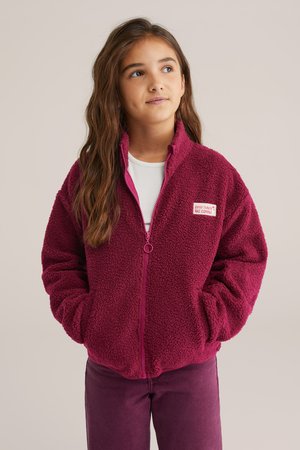 WE Fashion Jakna od flisa - fuchsia