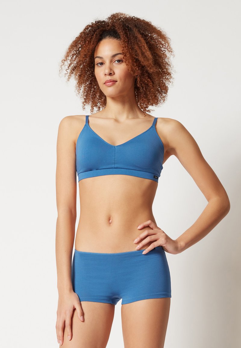 Skiny HERAUSNEHMBARE PADS ESSENTIALS Trojúhelníková podprsenka federal blue/modrá Zalando.cz