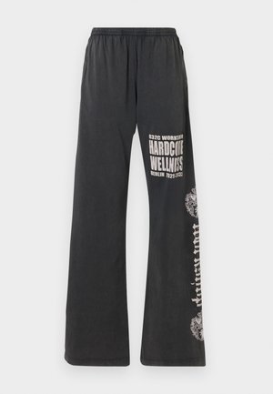 HARDCORE WELLNESS PANTS - Tracksuit bottoms - faded grey