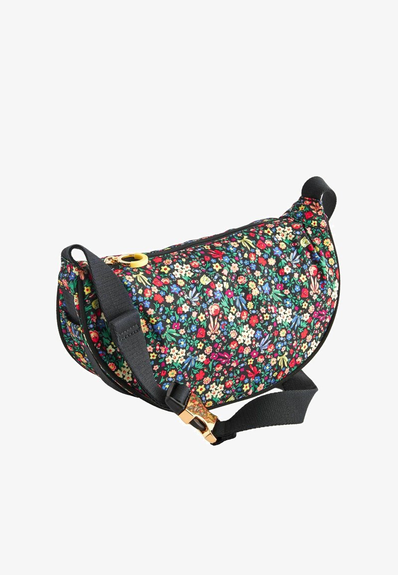 Cath Kidston ROUND MINI - REGULAR FIT - Torba preko tijela - black ditsy floral