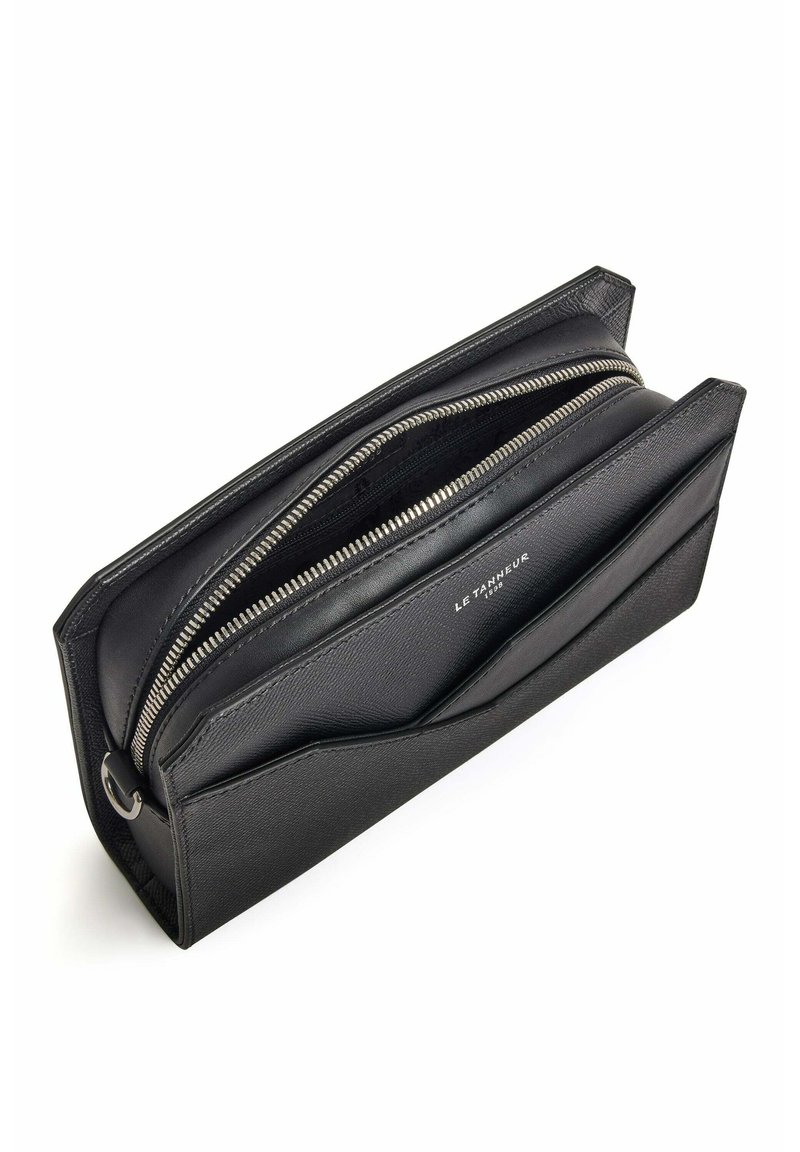 Sacoche Pochette En Cuir Le Tanneur - Marron - Dragonne - Neuf Avec étiquettes - Style Vintage