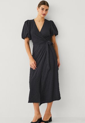 Ellos Collection MIT PUFFÄRMELN - Jurk - schwarz