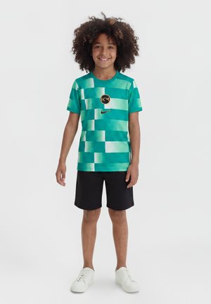 Nike Performance KYLIAN MBAPPE ACADEMY UNISEX - T-shirt de sport - rio teal/elemental gold-coloured