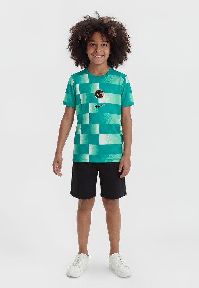 Nike KYLIAN MBAPPE ACADEMY UNISEX - Camiseta deportiva - rio teal/elemental gold-coloured