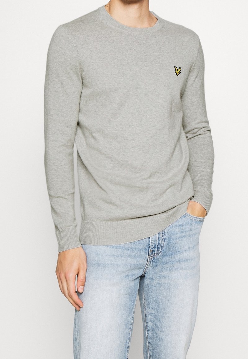 Lyle & Scott Pullover - mottled light grey