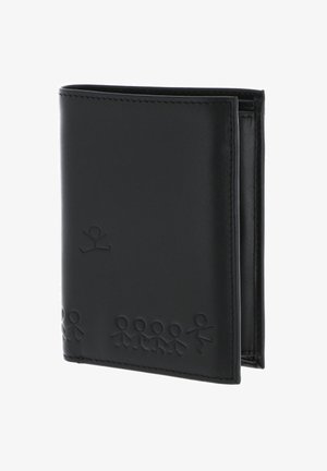 oxmox, UNISEX - Portefeuille - jumping jack embossed black