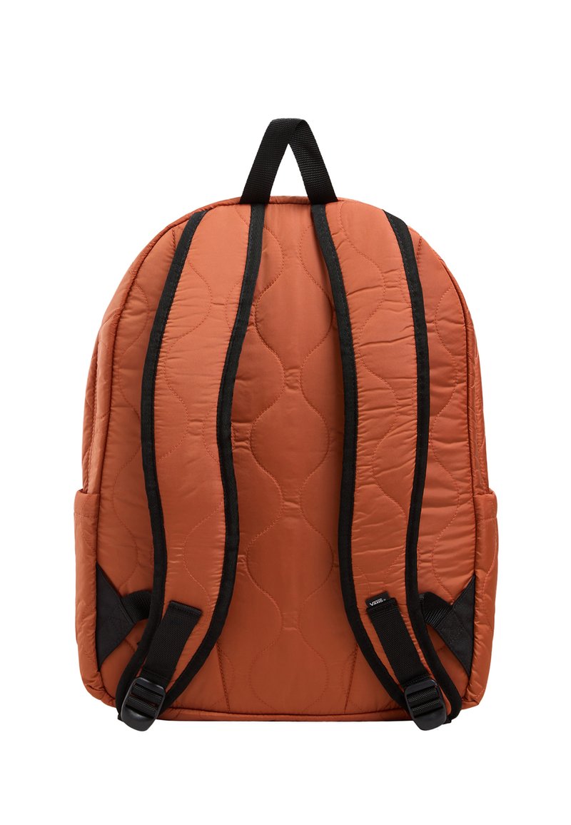Vans Quilted Orange Backpack Vans Old Skool backpack in orange | ASOS main image 3