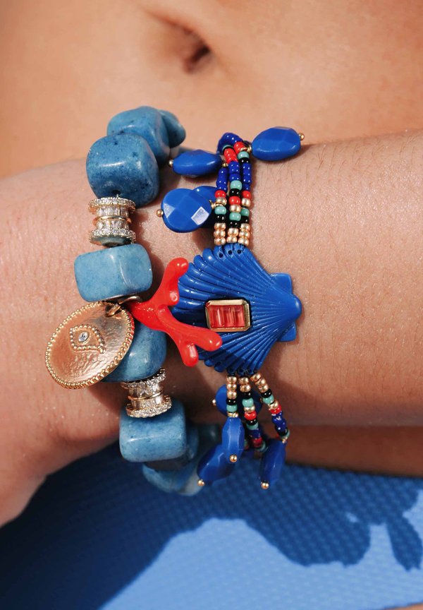 SHELLEY - Armband - bleu indigo