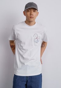 Obey Clothing TASTE TEST - Camiseta estampada - white