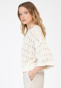 AN'GE OPENWORK VENUSIA - Pullover - ecru