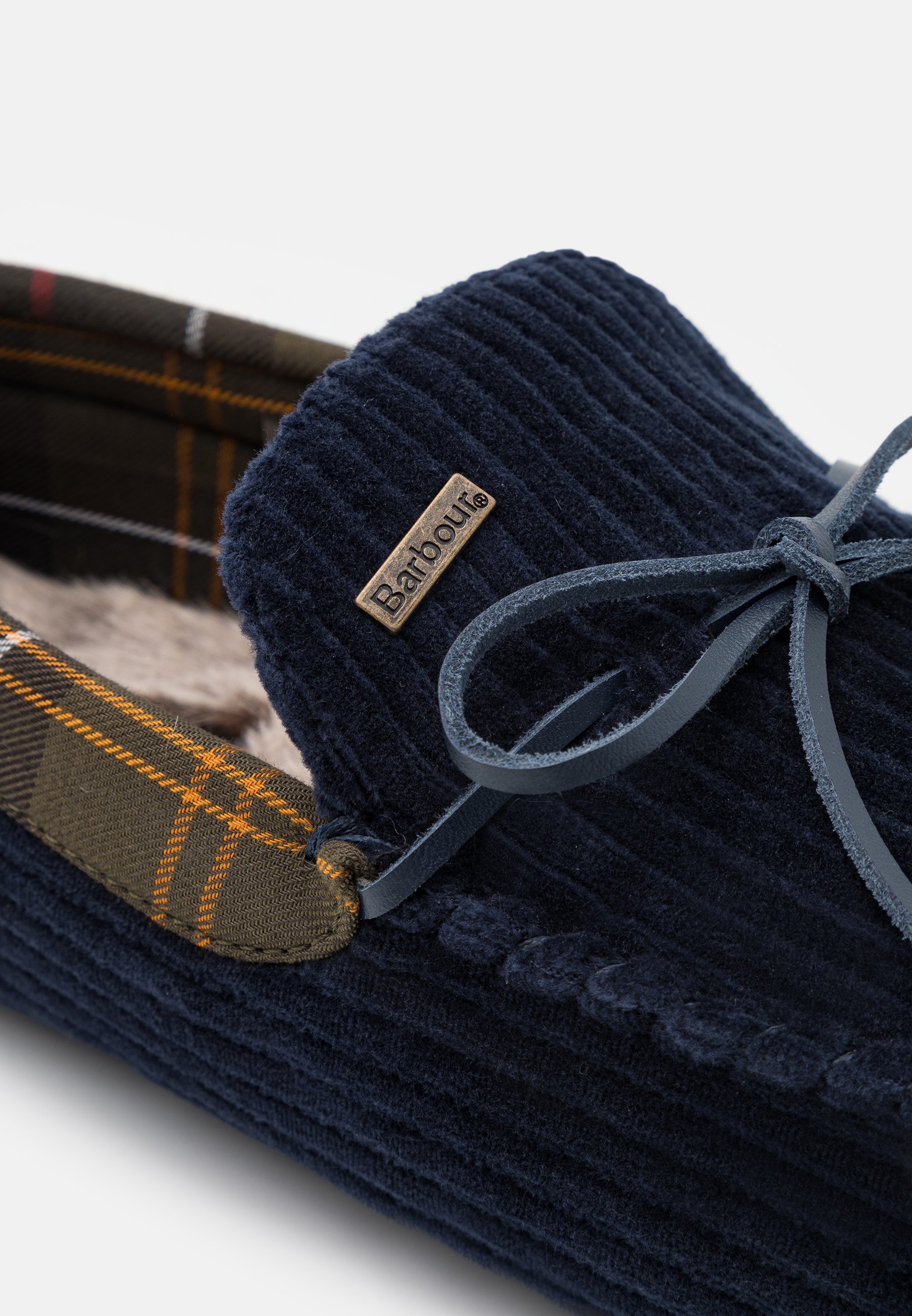 barbour tueart slippers navy