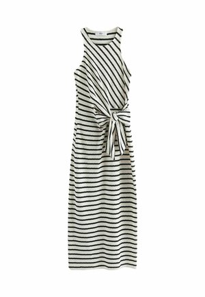 TIESIDE SLEEVELESS  - REGULAR FIT - Maksi garuma kleita - white black stripe